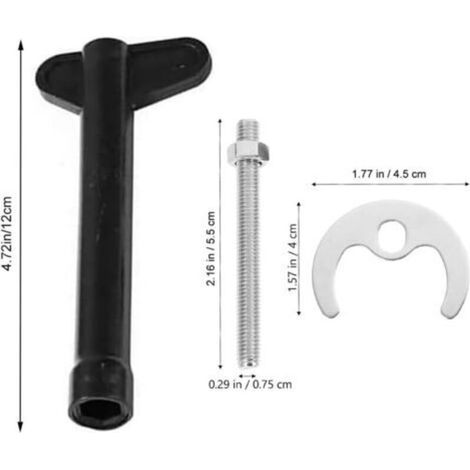 Fixation De Rechange Robinet De Kit,Remplacement Mitigeur Lavabo Fixation,Fixation En Fer À Cheval Écrou,Montage Monotrou Robinet Avec Vis,Supports De Fixation Évier,Avec Clé