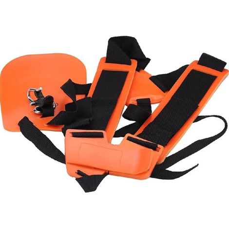 – Harnais complet universel pour débroussailleuse Stihl FS – Conception ergonomique – Rembourrage épais et ajustable – Pour outils lourds (1/4)