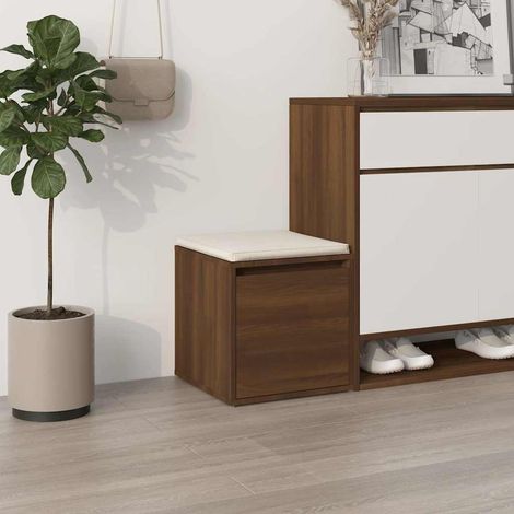 vidaXL Tiroir boîte Chêne marron 40,5x40x40 cm Bois d'ingénierie (1/5)