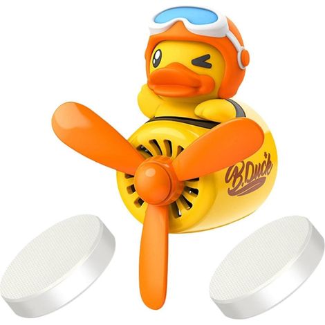 clip De Parfum De Voiture Universel, Diffuseur De Voiture De Canard Jaune Mignon, Dcoration D'aromathrapie De Dsodorisant De Sortie D'air D'hlice