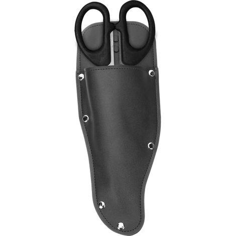 Étui en Cuir PU Noir pour Sécateur de Jardinage Fixation Ceinture, Protection Antichute, Accessoire Indispensable pour Outils de Jardin Extérieur (1/5)