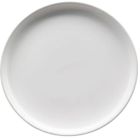 Pot de fleurs en céramique blanc de 31 cm de diamètre extérieur, adapté aux bacs à fleurs d'intérieur et d'extérieur, 1 pièce (1/5)