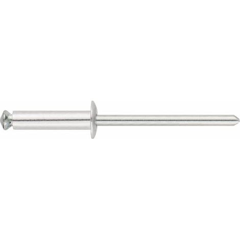 500 rivets tête bombée, finition fleur 4 x 19,2 mm aluminium - REFL4020 - Index