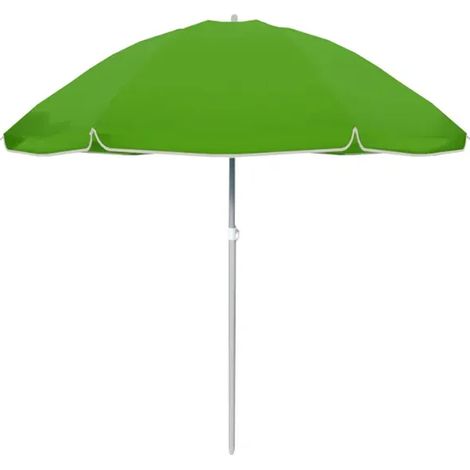 Marbueno Sombrilla Nylon Acero Con Funda Color Verde 160 cm Jardin (1/2)