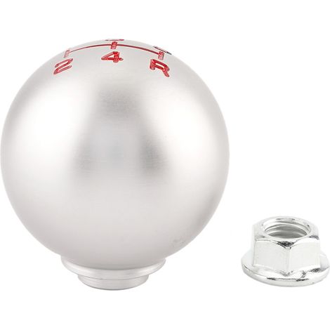 Manuale per auto Leva del cambio in alluminio Pomello del cambio a sfera Testa della leva del cambio 5 velocità (1/5)