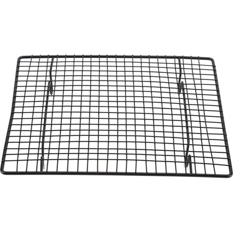 CHICIRIS Plateau de Cuisson Durable, Grille de Cuisson en Acier Inoxydable Antirouille pour Biscuits/gâteaux/pain, Meilleure Circulation de L'air, 10,24 X 9,06 Pouces (1/5)