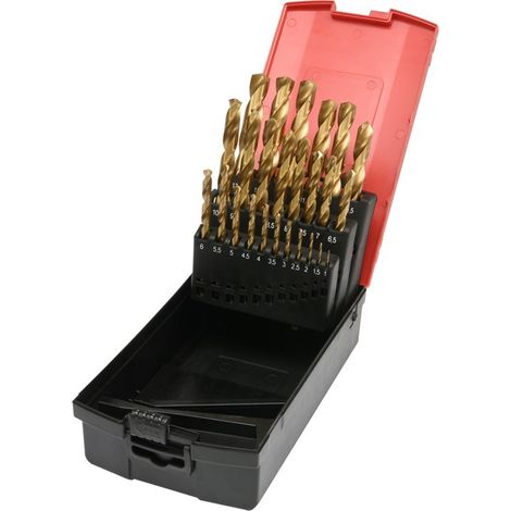 Juego de brocas para metal HSS-TiN, 25 piezas, 1-13 mm, YT-44676 yato (1/3)