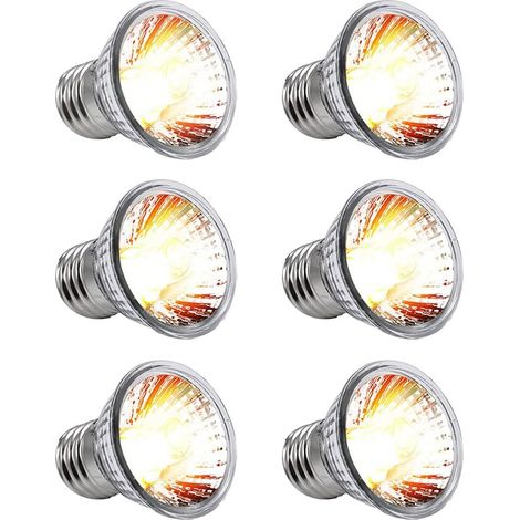 E27 Lampe Tortue,25W Ampoule Chauffante,Lampe Chauffante Terrarium,Tortue Soleil Ampoule Uva + Uvb3.0 Spectre Complet Tortue d'eau Chauffage Lampe Solaire