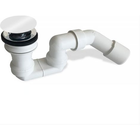 Villeroy & Boch - Garniture de vidage de baignoire, Push-Open, blanc alpin U90952001 (1/3)