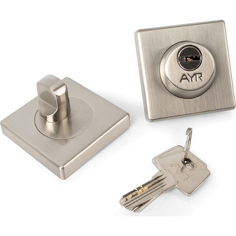 Cerradura Sobreponer 55Mm Mad Ayr Zamak Niq/Sat 103162 Cil./Cond. (1/3)