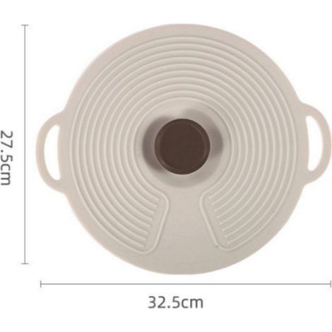 Couvercle Alimentaire - Silicone - Compatible Micro-ondes Et Congélateur - Résistant À La Chaleur De -40 °C À 230 °C - Sans BPA - 1 Pièce (1/5)