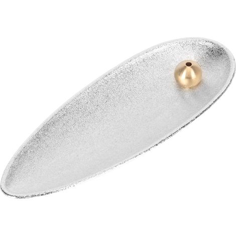 Brûle-encens vintage en argent pour bâtonnets, élégant et apaisant, idéal chambre méditation, anti-fatigue, porte-bâton raffiné. (1/5)