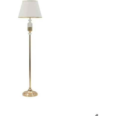 Stehlampe mauro ferretti Gipsy gold weiß 160 cm 40 W