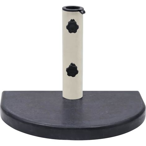 Maison Exclusive - Base per Ombrellone Nera 40x28x4 cm in Granito (1/5)