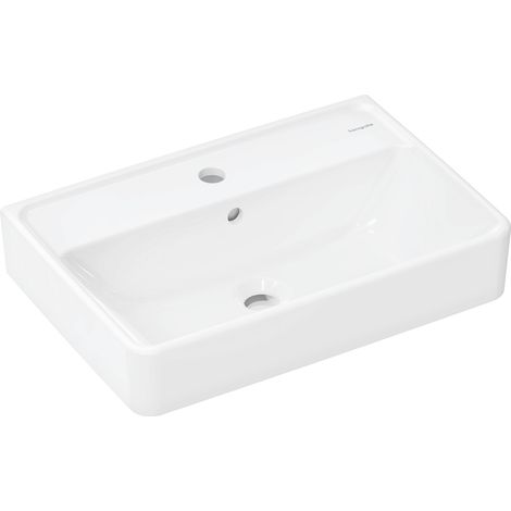 hansgrohe Xanuia Q Lavabo compacto, 1 agujero para grifo, con (1/5)