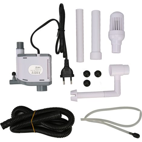 Pompe à filtre d'aquarium 3 en 1, aérateur d'oxygène silencieux, Submersible avec 4 ventouses amovibles, prise ue 220V (1/5)