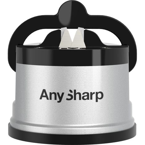 Aiguiseur de Couteaux, Sécurité Mains Libres, Ventouse PowerGrip, Aiguise en Toute Sécurité Tous les Couteaux de Cuisine, Idéal pour l'Acier Trempé (1/5)