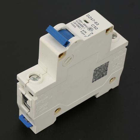 230VAC DZ47‑63 Interrupteur de coupure miniature unipolaire (50A) (1/5)