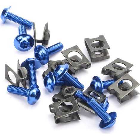 de 10 boulons pour carénage de moto colliers vis et écrous (1/5)