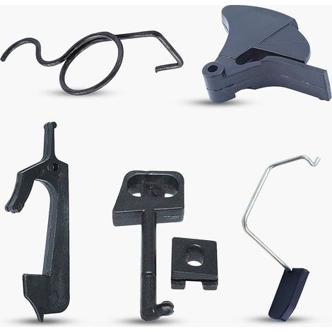 Kit de tige de starter de serrure à ressort pour déclencheur pour Husqvarna 142 137 136 141 141 36 41 Pièces de rechange pour tronçonneuse (1/5)