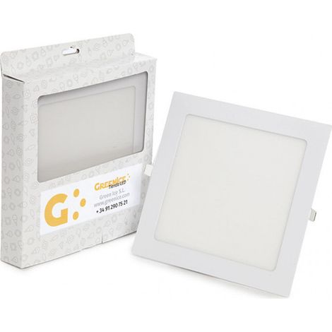Placa LED 18W 1264Lm 2700ºK Cuadrada Estuche Personalizado 40.000H [JL-GP-LZ-6-WW-EP01]