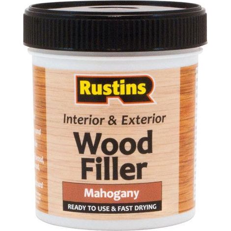 Rustins Acrylic Wood Filler for Mahogany – 250ml, High-Quality, Easy to Use, Perfect for Repairs and Restoration (1/3)