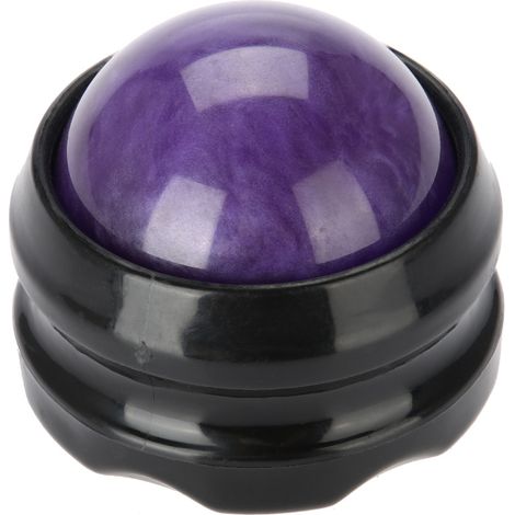 Rouleau de Massage à Bille pour Pieds et Hanches - Relaxation Corporelle et Anti-Stress (Violet) (1/5)