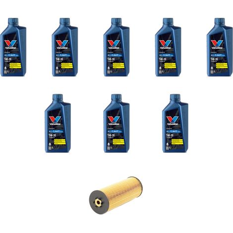 Kit filtro olio e 8L compatibile con Audi A8 (4E) 3.7 206kw dal 2002 (1/2)