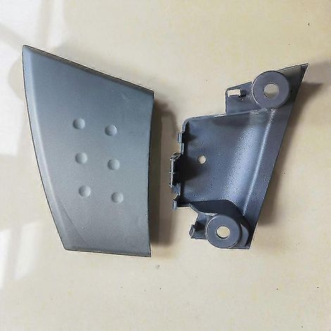 Poignée de porte intérieure droite noire avec cache (1 paire) pour Peugeot 107, Toyota Aygo et Citroën C1.