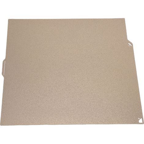 Plateau d'impression PEI pour imprimante 3D Elegoo Centauri Carbon, plateforme texturée double face, flexible, amovible et chauffante, 260 x 271 mm, couleur or (1/5)