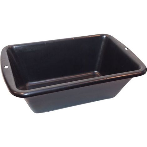 Auge de albañil 12l Polietileno negro 4210012 A - Savy