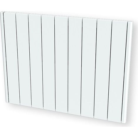 Carrera – Radiateur à inertie céramique 2000W – Pierre naturelle – Horizontal et plat – Affichage digital – Programmation hebdomadaire Ecopilote (1/2)