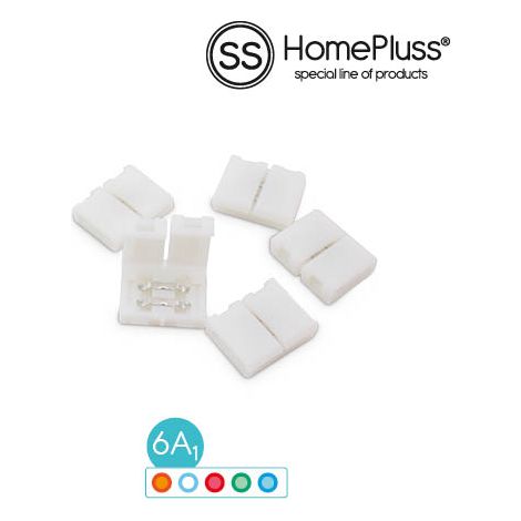 Bolsa 5 uniones para tira LED monocromo 8mm