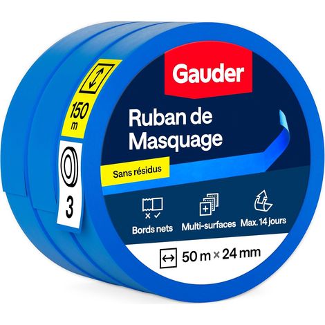 Ruban de masquage peinture, ruban adhésif (3 pcs, 24 mm x 50 m) (1/5)