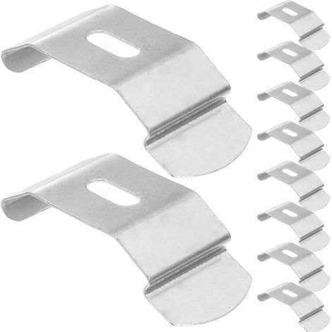 Supports de Fixation pour Stores Verticaux Clips Louver Compacts pour Rideaux Gauze et Persiennes Montage Mural ou Plafond Lot