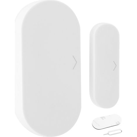 Capteur de porte pour système de sécurité TUYA, notification push smartphone, compatible Alexa/Google Assistant, contrôle à distance (1/5)