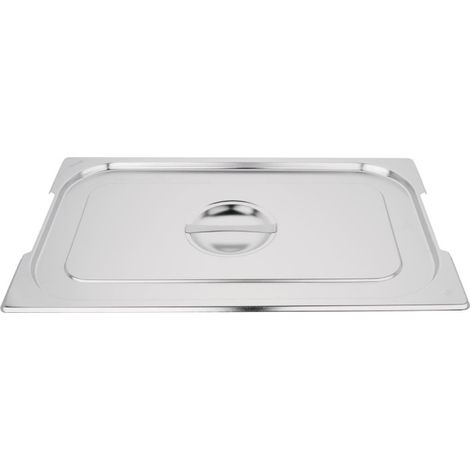 Couvercle inox GN 1/1 avec poignée - VOGUE (1/5)