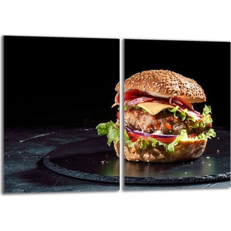 Glasschutzplatte für den Herd 2x40x52 Hamburger