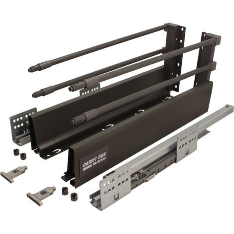 Gamet-Schublade BOX2, hoch, anthrazit, 350 mm (1/5)