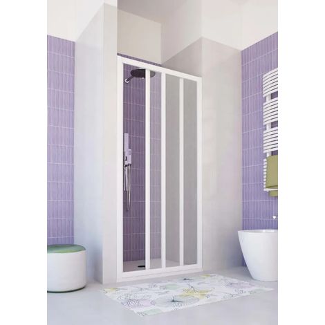 Box doccia 1 lato 140 cm apertura laterale - mod. Iris - Linea Garden