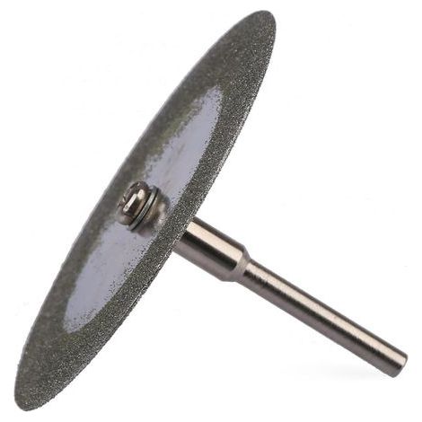 Lot de 5 disques à tronçonner en acier au carbone 60 mm Mini lame de scie diamantée avec raccord 3 mm pour perceuse et outil rotatif (1/5)