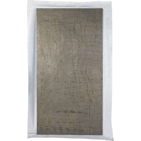 Panneau d'habillage mural 200 x 100 cm x 3 mm en pierre naturelle ardoise claire (1/4)