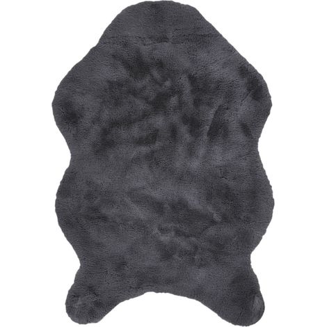 Alfombra de piel sintética Cuso 90x60 cm gris (1/5)