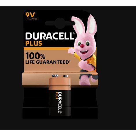 FPLUS duracell alcalina 1 pilas 9.0v ( 6f 22 ) k1 plus , duracell alcalina 1 pilas 9.0v ( 6f 22 ) k1 plus