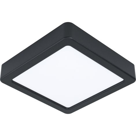 LED Plafonnier Fueva 5, L x l 16 cm, lampe d'appoint 1 flamme en acier (1/5)