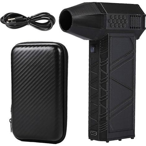 Mini ventilateur turbo à réaction 130 000 tr/min, vitesse de vent 52 m/s, moteur sans balais, ventilateur de gaine portatif Cyclone Turbo Elect (1/5)