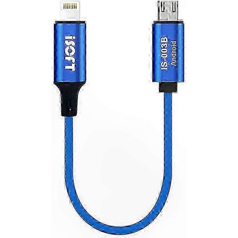 Micro-USB-auf-Lightning-Synchronisationskabel für Datenübertragung und Synchronisierung, Modell IS-003B (1/5)