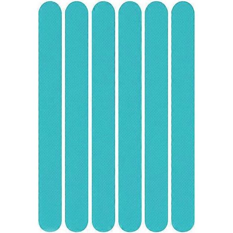 Autocollants antidérapants pour baignoire, douche, tapis de bain - Bleus (1/5)