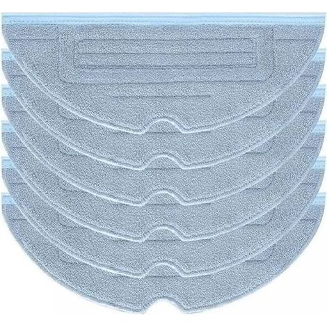 6pcs Serpillière pour Roborock S7 Pro Ultra S7 MaxV Ultra S7 Plus S7 Max Pièces de Rechange Accessoires pour Roborock S7 T7s T7s Plus Robot Aspirateur (1/5)