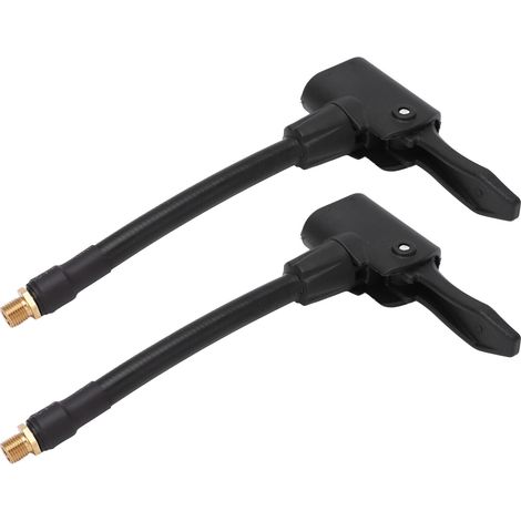 Aufblasdüse für Autoreifen, Ventiladapter und Gewindeanschluss für Luftpumpe, Fahrrad, Motorrad und Auto, Aufblasdüsenanschluss. (1/5)